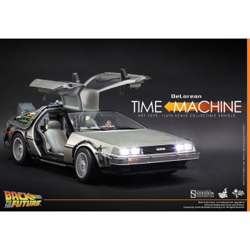 Back to the Future Movie Masterpiece Action Figure 1/6 DeLorean Time Machine 72 cm